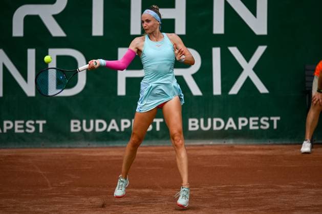 Rebecca Sramkove (SVK) during the first day main droaw match of WTA250 Hungarian Gran Prix Tennis on July 17th, 2023 at Romai Teniszakademia , Budapest, Hungary  Copyright: xVinnyxOrlando IPAxSportx xipa-agx xx 0 IPA_IPA39272447
