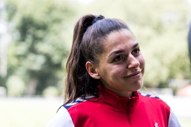 Training 1 FC Koeln women 17 07 2023 Manjou Wilde 1 FC Koeln, 7 in interview Training 1 FC Koeln women Geissbockheim, 17 07 2023 Copyright: xBEAUTIFULxSPORTS Wunderlx