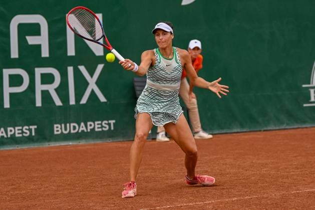 Tatjana Maria (GER) during the first day main draw match of WTA250 Hungarian Gran Prix Tennis on July 17th, 2023 at Romai Teniszakademia , Budapest, Hungary  Copyright: xVinnyxOrlando IPAxSportx xipa-agx xx 0 IPA_IPA39274593