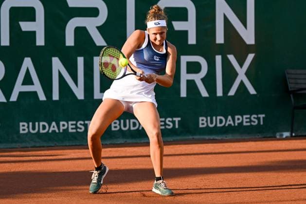 Natalia Szabanin (HUN) during the first day main draw match of WTA250 Hungarian Gran Prix Tennis on July 17th, 2023 at Romai Teniszakademia , Budapest, Hungary  Copyright: xVinnyxOrlando IPAxSportx xipa-agx xx 0 IPA_IPA39276400