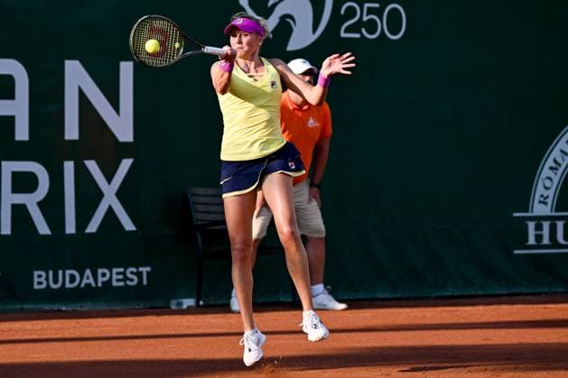 Kateryna Baindi (UKR) during the first day main draw match of WTA250 Hungarian Gran Prix Tennis on July 17th, 2023 at Romai Teniszakademia , Budapest, Hungary  Copyright: xVinnyxOrlando IPAxSportx xipa-agx xx 0 IPA_IPA39276500