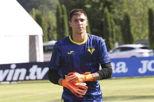 Mattia Chiesa of Hellas Verona FC during Hellas Verona vs US Primiero, 1Ã‚Â° frendly match Serie A Tim 2023-24, at Stadio intercomunale di Mezzano (TN), Italy, on July 16, 2023.  Copyright: xDavidexCasentini IPAxSportx xipax xx 0 IPA_IPA39276941