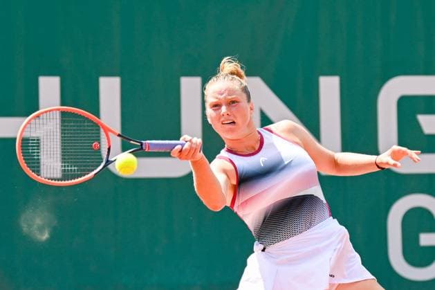 Anna Siskova (CZE) during the second day main draw match of WTA250 Hungarian Gran Prix Tennis on July 18th, 2023 at Romai Teniszakademia , Budapest, Hungary  Copyright: xVinnyxOrlando IPAxSportx xipa-agx xx 0 IPA_IPA39284710
