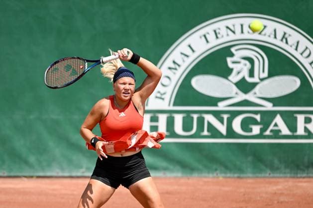 Diana Maksimovna Snaider (RUS) during the second day main draw match of WTA250 Hungarian Gran Prix Tennis on July 18th, 2023 at Romai Teniszakademia , Budapest, Hungary  Copyright: xVinnyxOrlando IPAxSportx xipa-agx xx 0 IPA_IPA39284871