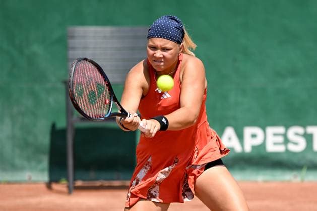 Diana Maksimovna Snaider (RUS) during the second day main draw match of WTA250 Hungarian Gran Prix Tennis on July 18th, 2023 at Romai Teniszakademia , Budapest, Hungary  Copyright: xVinnyxOrlando IPAxSportx xipa-agx xx 0 IPA_IPA39284873