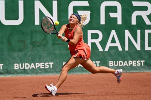 Diana Maksimovna Snaider (RUS) during the second day main draw match of WTA250 Hungarian Gran Prix Tennis on July 18th, 2023 at Romai Teniszakademia , Budapest, Hungary  Copyright: xVinnyxOrlando IPAxSportx xipa-agx xx 0 IPA_IPA39284886