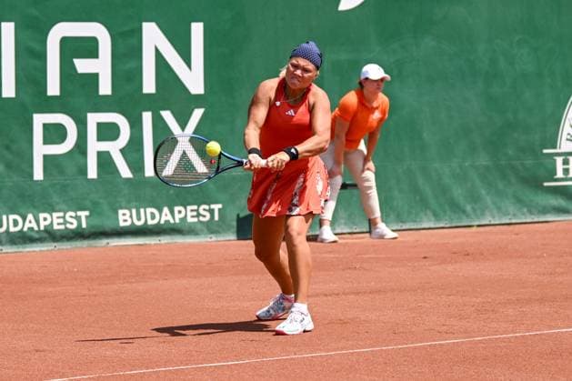 Diana Maksimovna Snaider (RUS) during the second day main draw match of WTA250 Hungarian Gran Prix Tennis on July 18th, 2023 at Romai Teniszakademia , Budapest, Hungary  Copyright: xVinnyxOrlando IPAxSportx xipa-agx xx 0 IPA_IPA39284889