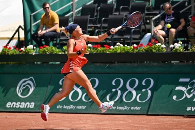 Diana Maksimovna Snaider (RUS) during the second day main draw match of WTA250 Hungarian Gran Prix Tennis on July 18th, 2023 at Romai Teniszakademia , Budapest, Hungary  Copyright: xVinnyxOrlando IPAxSportx xipa-agx xx 0 IPA_IPA39284892