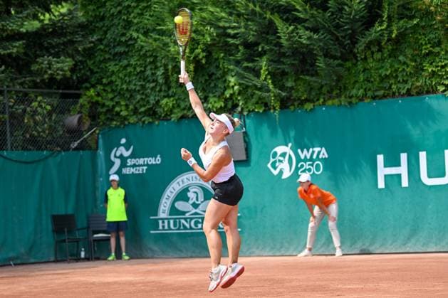 Marija Timofeeva (RUS) during the second day main draw match of WTA250 Hungarian Gran Prix Tennis on July 18th, 2023 at Romai Teniszakademia , Budapest, Hungary  Copyright: xVinnyxOrlando IPAxSportx xipa-agx xx 0 IPA_IPA39285821