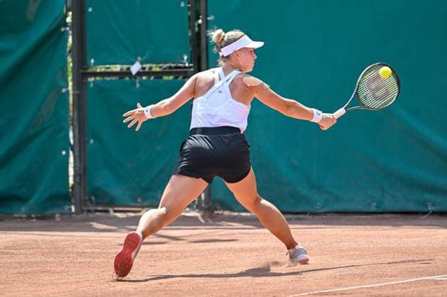Marija Timofeeva (RUS) during the second day main draw match of WTA250 Hungarian Gran Prix Tennis on July 18th, 2023 at Romai Teniszakademia , Budapest, Hungary  Copyright: xVinnyxOrlando IPAxSportx xipa-agx xx 0 IPA_IPA39285827