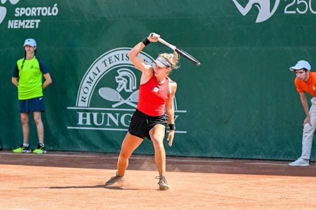 Irene Burillo Escorihuela (ESP) during the second day main draw match of WTA250 Hungarian Gran Prix Tennis on July 18th, 2023 at Romai Teniszakademia , Budapest, Hungary  Copyright: xVinnyxOrlando IPAxSportx xipa-agx xx 0 IPA_IPA39285936