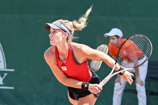 Irene Burillo Escorihuela (ESP) during the second day main draw match of WTA250 Hungarian Gran Prix Tennis on July 18th, 2023 at Romai Teniszakademia , Budapest, Hungary  Copyright: xVinnyxOrlando IPAxSportx xipa-agx xx 0 IPA_IPA39285941