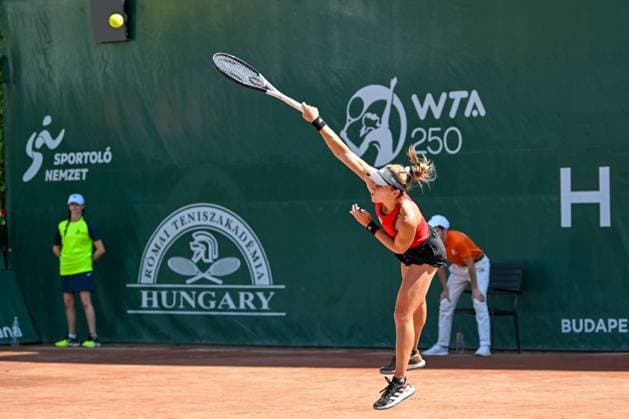 Irene Burillo Escorihuela (ESP) during the second day main draw match of WTA250 Hungarian Gran Prix Tennis on July 18th, 2023 at Romai Teniszakademia , Budapest, Hungary  Copyright: xVinnyxOrlando IPAxSportx xipa-agx xx 0 IPA_IPA39285947