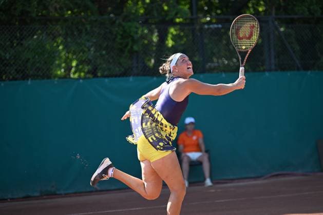 Kateryna Volodymirivna Bondarenko (UKR) during the second day main draw match of WTA250 Hungarian Gran Prix Tennis on July 18th, 2023 at Romai Teniszakademia , Budapest, Hungary  Copyright: xVinnyxOrlando IPAxSportx xipa-agx xx 0 IPA_IPA39286633