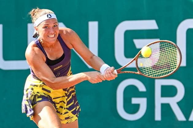 Sport Themen der Woche KW29 Sport Bilder des Tages Kateryna Volodymirivna Bondarenko (UKR) during the second day main draw match of WTA250 Hungarian Gran Prix Tennis on July 18th, 2023 at Romai Teniszakademia , Budapest, Hungary  Copyright: xVinnyxOrlando IPAxSportx xipa-agx xx 0 IPA_IPA39286640