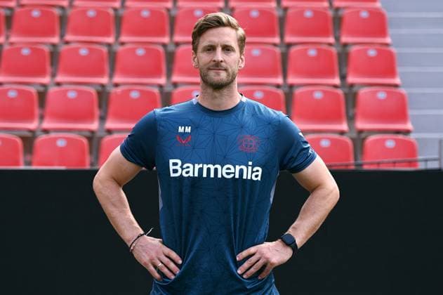 Atheltics coach Markus Müller Bayer 04 Leverkusen 1 BL, portrait date 2023 2024,