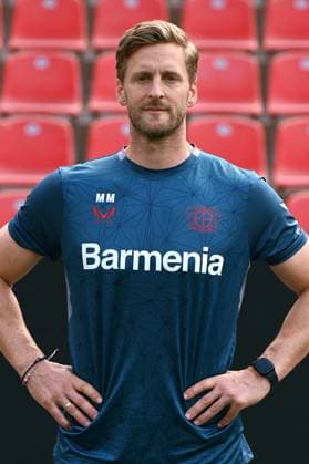 Atheltics coach Markus Müller Bayer 04 Leverkusen 1 BL, portrait date 2023 2024,