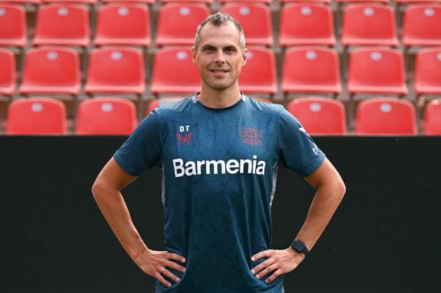 Goalkeeper coach David Thiel Bayer 04 Leverkusen 1 BL, portrait date 2023 2024,