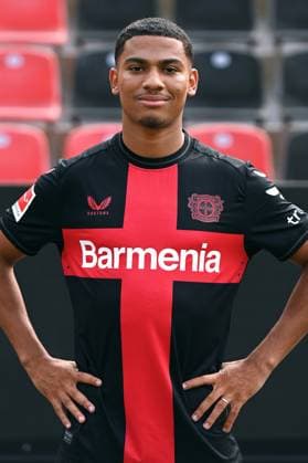 Amine Adli Bayer 04 Leverkusen 1 BL, Porträttermin 2023 2024,