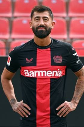 Kerem Demirbay Bayer 04 Leverkusen 1 BL, Porträttermin 2023 2024,