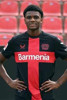 Madi Monamay Bayer 04 Leverkusen 1 BL, portrait date 2023 2024,