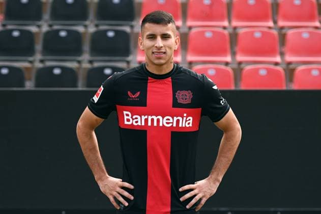 Gustavo Puerta Bayer 04 Leverkusen 1 BL, port date 2023 2024,