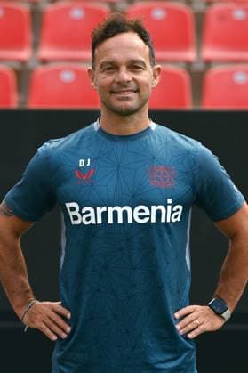 Athletic trainer Daniel Jouvin Bayer 04 Leverkusen 1 BL, portrait date 2023 2024,