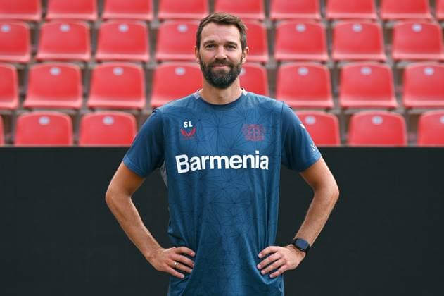 Analyst Licensed Player Department Simon Lackmann Bayer 04 Leverkusen 1 BL, Porträttermin 2023 2024,