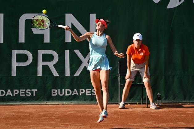 Anna Bondar (HUN) during the second day main draw match of WTA250 Hungarian Gran Prix Tennis on July 18th, 2023 at Romai Teniszakademia , Budapest, Hungary  Copyright: xVinnyxOrlando IPAxSportx xipa-agx xx 0 IPA_IPA39287543