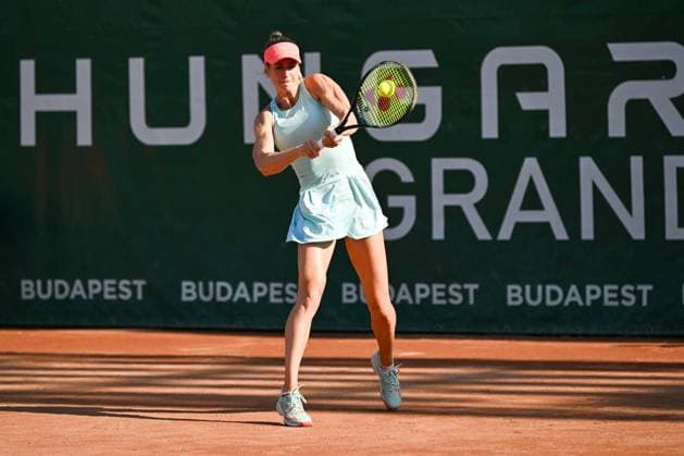 Anna Bondar (HUN) during the second day main draw match of WTA250 Hungarian Gran Prix Tennis on July 18th, 2023 at Romai Teniszakademia , Budapest, Hungary  Copyright: xVinnyxOrlando IPAxSportx xipa-agx xx 0 IPA_IPA39287567