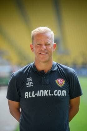 Head coach Markus Anfang SG Dynamo Dresden 3 Liga, portrait date 2023 2024