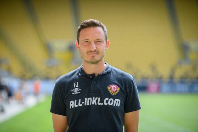 Co-coach Florian Junge SG Dynamo Dresden 3 league, portrait date 2023 2024