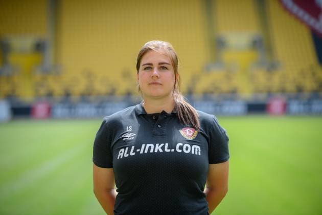 Physiotherapist Laura Seifert SG Dynamo Dresden 3 league, portrait date 2023 2024