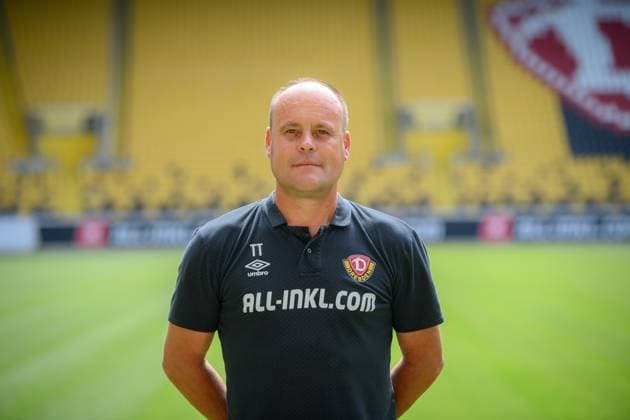 Zeugwart Tom Teichert Tölg Toelg SG Dynamo Dresden 3 Liga, Porträttermin 2023 2024