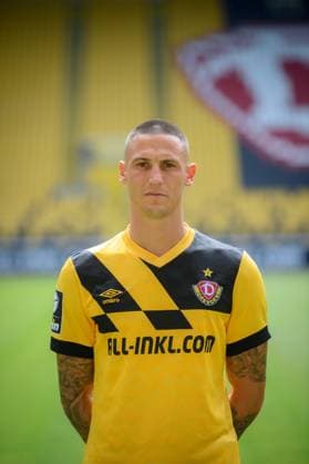 Panagiotis Vlachodimos SG Dynamo Dresden 3 league, portrait date 2023 2024