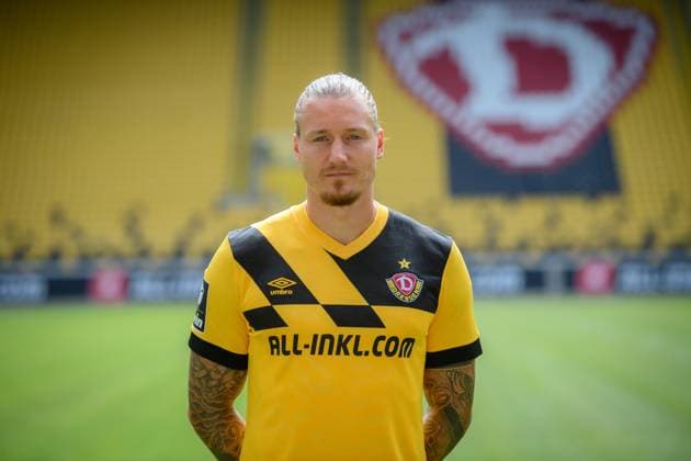 Manuel Schäffler Schaeffler SG Dynamo Dresden 3 league, portrait date 2023 2024