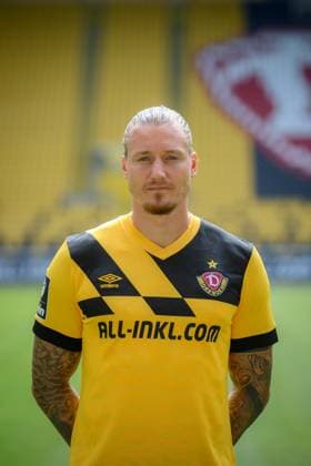Manuel Schäffler Schaeffler SG Dynamo Dresden 3 league, portrait date 2023 2024