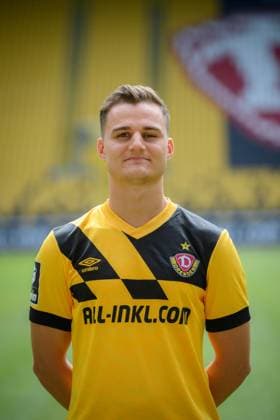 Jakob Lemmer SG Dynamo Dresden 3 league, portrait date 2023 2024