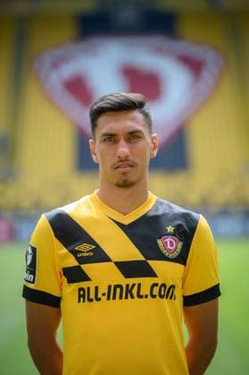 Claudio Kammerknecht SG Dynamo Dresden 3 league, portrait date 2023 2024