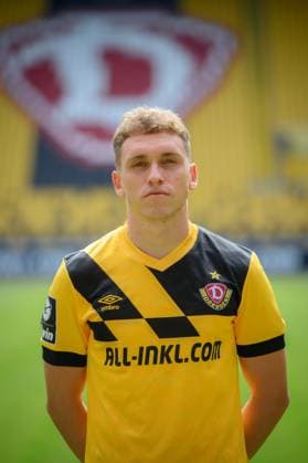 Luca Herrmann SG Dynamo Dresden 3 league, portrait date 2023 2024