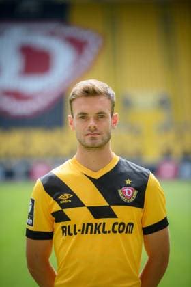 Tom Zimmerschied SG Dynamo Dresden 3 league, portrait date 2023 2024