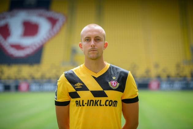 Tobias Kraulich SG Dynamo Dresden 3 league, portrait date 2023 2024