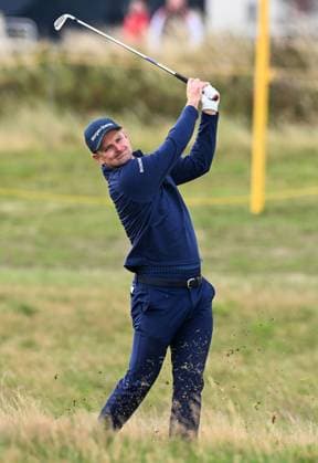 Mandatory Credit: Photo by Greig Cowie Shutterstock (14013394bl) Justin Rose on the 12th fairway The British Open Championship, Practice, Golf, Royal Liverpool Golf Club, Liverpool, UK - 19 Jul 2023 The British Open Championship, Practice, Golf, Royal Liverpool Golf Club, Liverpool, UK - 19 Jul 2023 Copyright: xGreigxCowie Shutterstockx 14013394bl