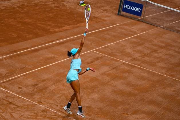 Astra Sharma (AUS) during the second day main draw match of WTA250 Hungarian Gran Prix Tennis on July 18th, 2023 at Romai Teniszakademia , Budapest, Hungary  Copyright: xVinnyxOrlando IPAxSportx xipa-agx xx 0 IPA_IPA39298209