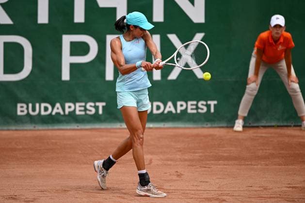 Astra Sharma (AUS) during the second day main draw match of WTA250 Hungarian Gran Prix Tennis on July 18th, 2023 at Romai Teniszakademia , Budapest, Hungary  Copyright: xVinnyxOrlando IPAxSportx xipa-agx xx 0 IPA_IPA39298213