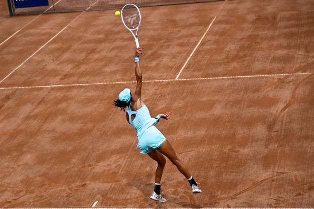 Astra Sharma (AUS) during the third day main draw match of WTA250 Hungarian Gran Prix Tennis on July 19th, 2023 at Romai Teniszakademia , Budapest, Hungary  Copyright: xVinnyxOrlando IPAxSportx xipa-agx xx 0 IPA_IPA39298217