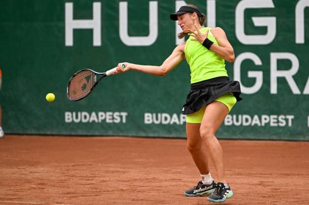 Kaja Juvan (SLO) during the third day main draw match of WTA250 Hungarian Gran Prix Tennis on July 19th, 2023 at Romai Teniszakademia , Budapest, Hungary  Copyright: xVinnyxOrlando IPAxSportx xipa-agx xx 0 IPA_IPA39298223