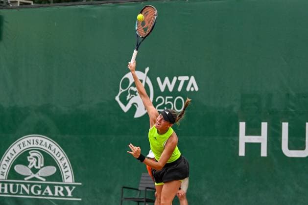 Kaja Juvan (SLO) during the third day main draw match of WTA250 Hungarian Gran Prix Tennis on July 19th, 2023 at Romai Teniszakademia , Budapest, Hungary  Copyright: xVinnyxOrlando IPAxSportx xipa-agx xx 0 IPA_IPA39298225