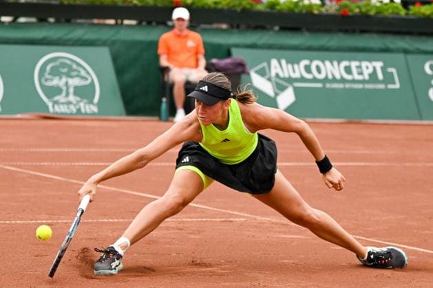 Kaja Juvan (SLO) during the third day main draw match of WTA250 Hungarian Gran Prix Tennis on July 19th, 2023 at Romai Teniszakademia , Budapest, Hungary  Copyright: xVinnyxOrlando IPAxSportx xipa-agx xx 0 IPA_IPA39298227