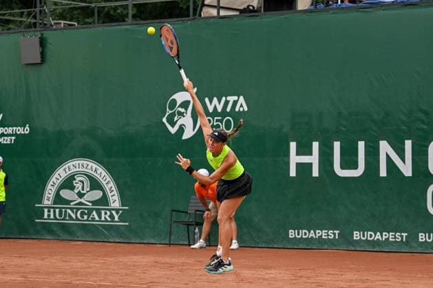Kaja Juvan (SLO) during the third day main draw match of WTA250 Hungarian Gran Prix Tennis on July 19th, 2023 at Romai Teniszakademia , Budapest, Hungary  Copyright: xVinnyxOrlando IPAxSportx xipa-agx xx 0 IPA_IPA39298228